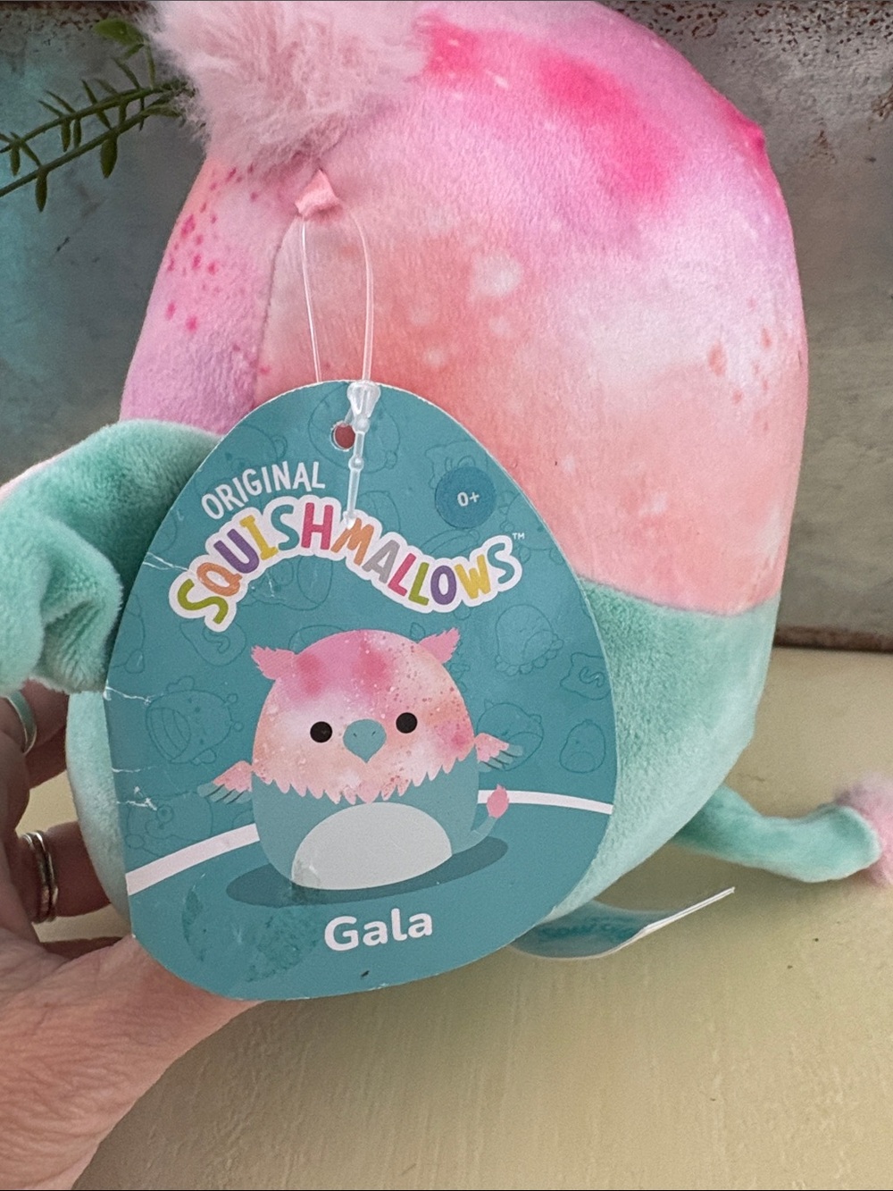 Squishmallows 8" Gala The Griffin Plush Soft Pink & Green Stuffed Animal NEW NWT - Picture 2 of 7